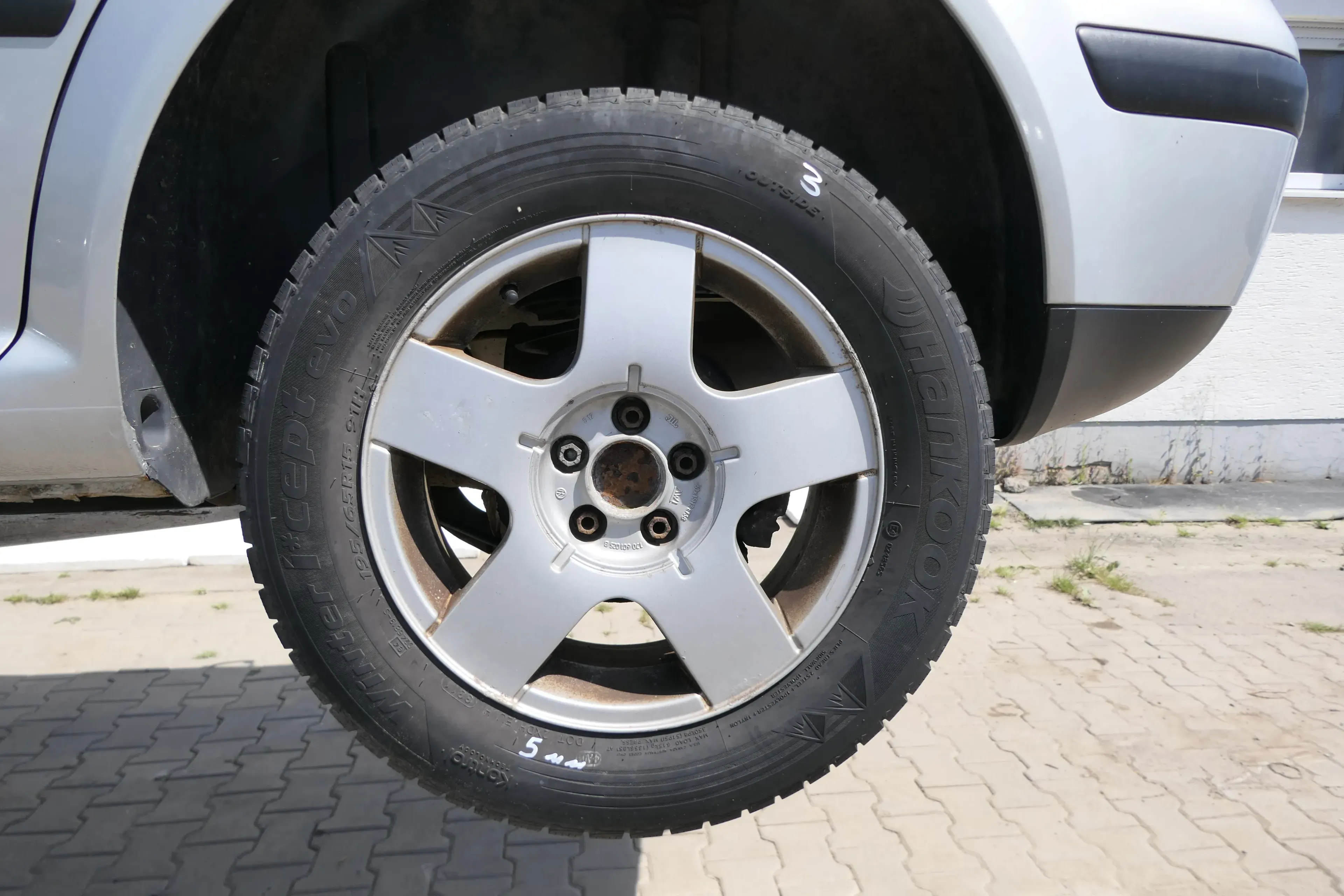 1x Felge Alufelge original VW Golf 4 Bora 6jx15H2 ET38 1J0601025B 195/65 R15  3 - Bild 1