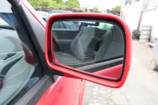 VW Polo 6N elektrischer elektrisch Spiegel Außenspiegel rechts rot LP3G & Glas - Bild 2