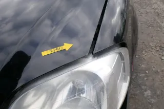 VW Fox 5Z Motorhaube Klappe vorn vorne schwarz L041 uni Haube - Bild 12