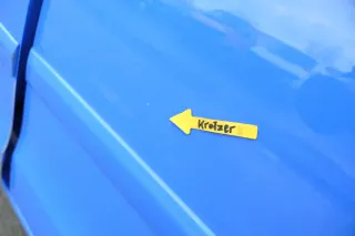 VW Polo 9N 9N3 Tür hinten links 4/5-Türer blau LA5F - ohne Anbauteile - Bild 2