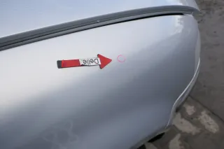 VW Passat 3B Kotflügel vorne rechts silber LB7Z grau - Rost - Bild 4