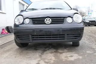 VW Polo 9N Stoßstange Frontstoßstange vorne schwarz LC9Z - Bild 1