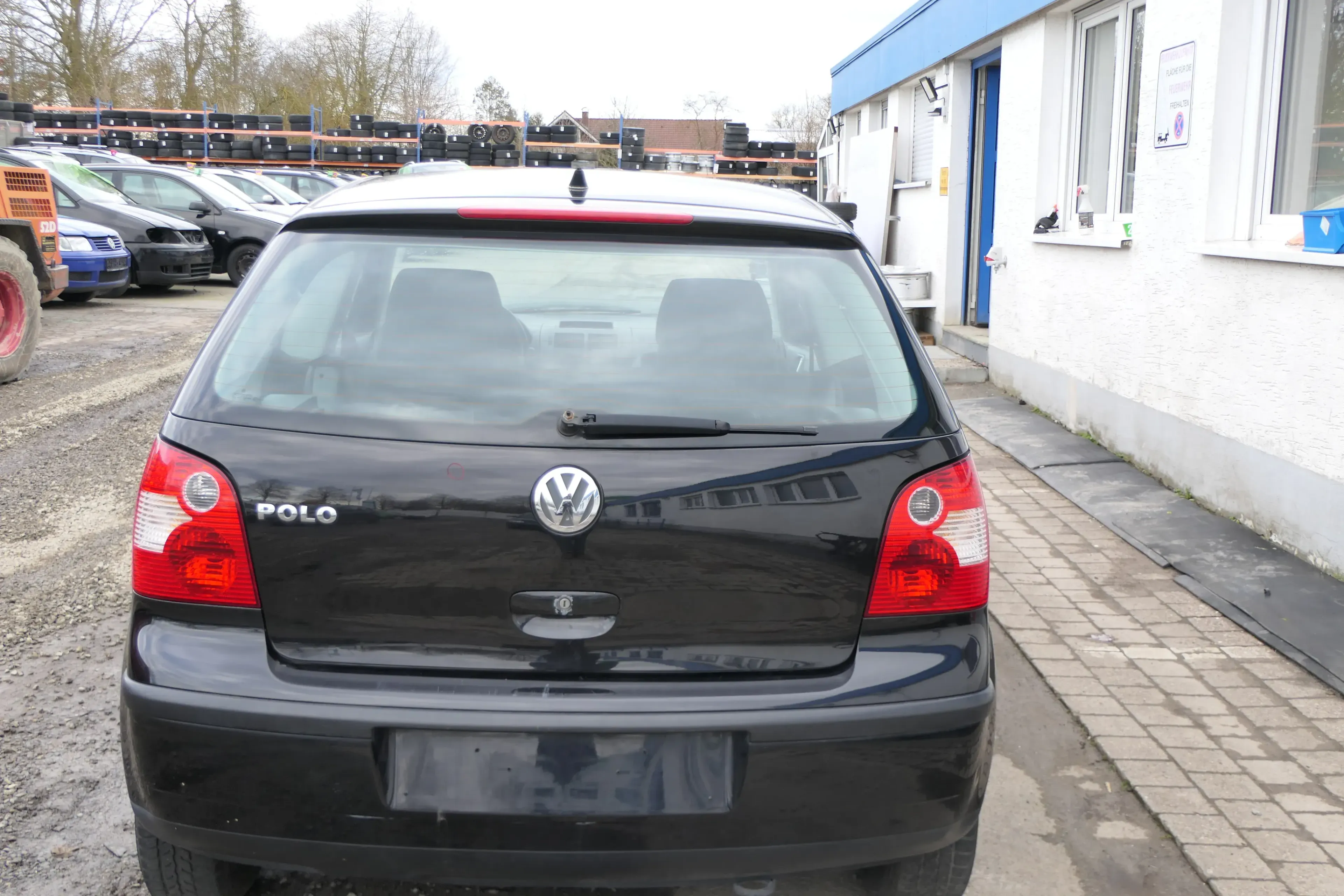 VW Polo 9N3 9N Heckklappe Kofferraumklappe Klappe schwarz LC9Z - Scheibe ohne - Bild 1
