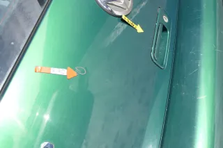 VW Lupo 6X Heckklappe Klappe Kofferraumklappe Scheibe grün LA6N - Bild 5