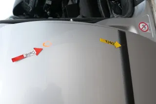 VW Golf 4 Bora Tür hinten rechts nur Kombi /Variant silber LA7W indigoblau ohnAn - Bild 3