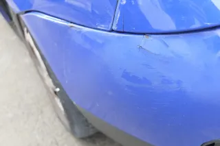 VW Lupo 6x Stoßstange vorne Frontstoßstange Stoßfänger blau LW5Z - MÄNGEL - Bild 2