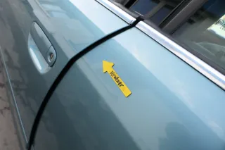 Audi A6 4B C5 Tür Türblatt hinten links  grün blau LX6V jaspisgrün nur Türblatt - Bild 9