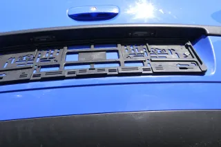 VW Polo 9N 9N3 Stoßstange hinten Heckstoßstange Stoßfänger blau LA5F - Bild 9