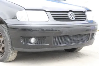 VW Polo 6N2 Stoßstange vorne Frontstoßstange Stoßfänger schwarz L041 +Grill - Bild 5