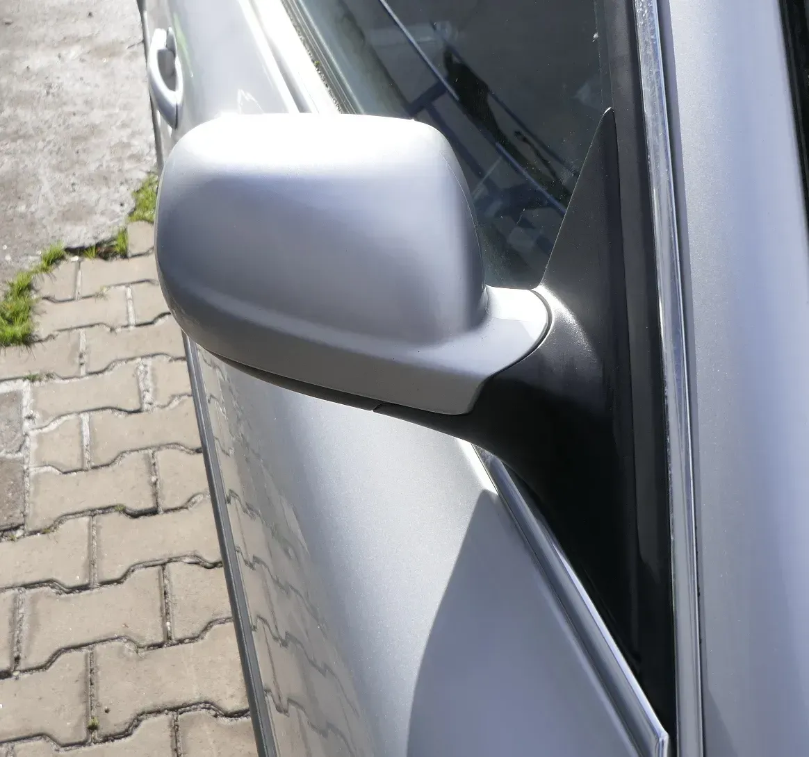 VW Passat 3B 3BG elektrischer Spiegel Außenspiegel rechts Glas grau silber LA7W - Bild 1