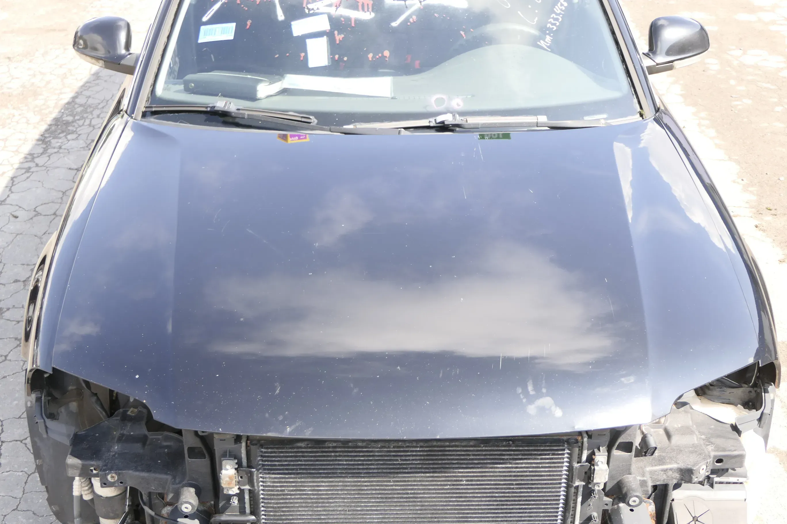 VW Passat 3BG Motorhaube Klappe vorne vorn Haube schwarz L041 - Bild 1