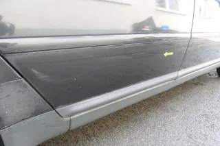 Audi A6 4B C5 Tür nur Türblatt hinten rechts schwarz LZ9W - Bild 4