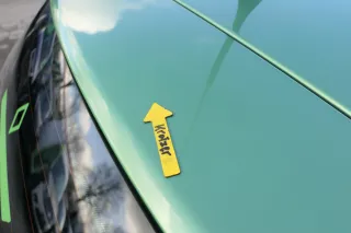 VW Golf 4 Limousine Heckklappe Kofferraumklappe Klappe hinten grün LA6P-ohneAnb - Bild 6
