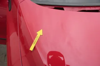 VW Fox 5Z Motorhaube Klappe vorn vorne rot LY3D Haube - Bild 2