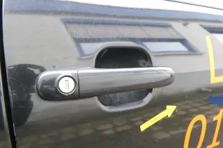 VW Polo 6N 6N2 Tür vorne rechts Beifahrertür 2/3-Türer schwarz LC9Z blackmagic - Bild 5