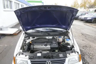 VW Polo 6N Motorhaube Frontklappe Haube vorne Klappe weiß LB9A - Bild 12