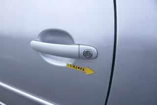 VW Lupo Seat Arosa Tür vorne links Fahrertür silber g LA7W (mechanischer Fenster - Bild 6