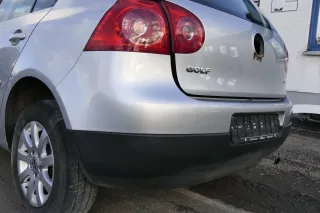 VW Golf 5 1K Limousine Stoßstange hinten Heckstoßstange silber grau LA7W silbe - Bild 3