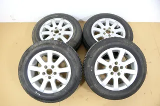 4x Passat 3C Golf Alufelgen Felgen Reifen 1K0601025A Sommerreifen Misano 5-6mm - Bild 1