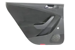 1x VW Passat 3C Variant Türverkleidung Verkleidung Tür hinten links schwarz - Bild 1
