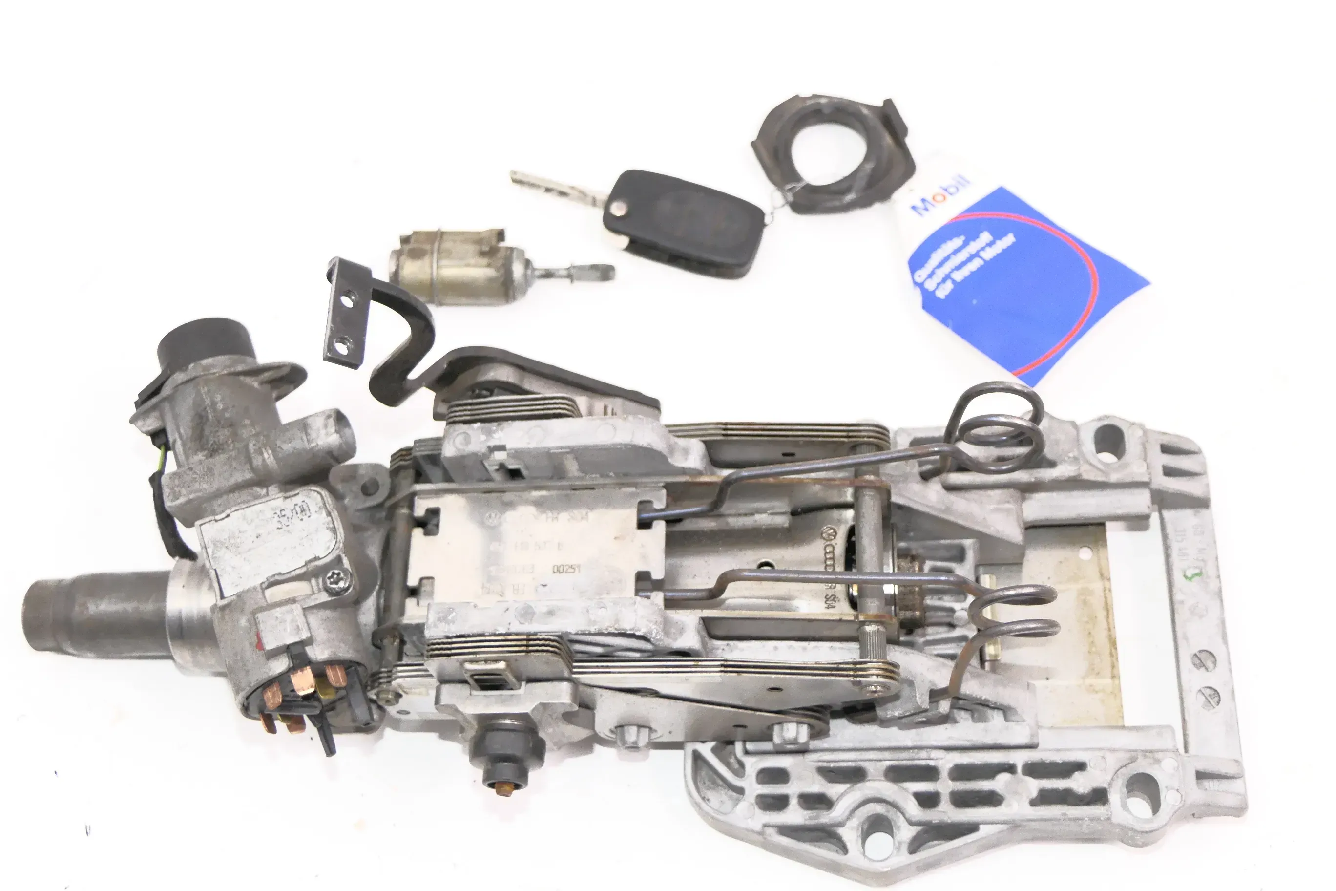 Audi A6 4B Zündschloß Schloß Zündung Schlüssel 4B0905851B mit 1x Türshloß - Bild 1