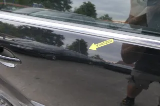 VW Passat 3B 3BG Kombi Variant Tür hinten rechts schwarz L041 uni - Bild 2