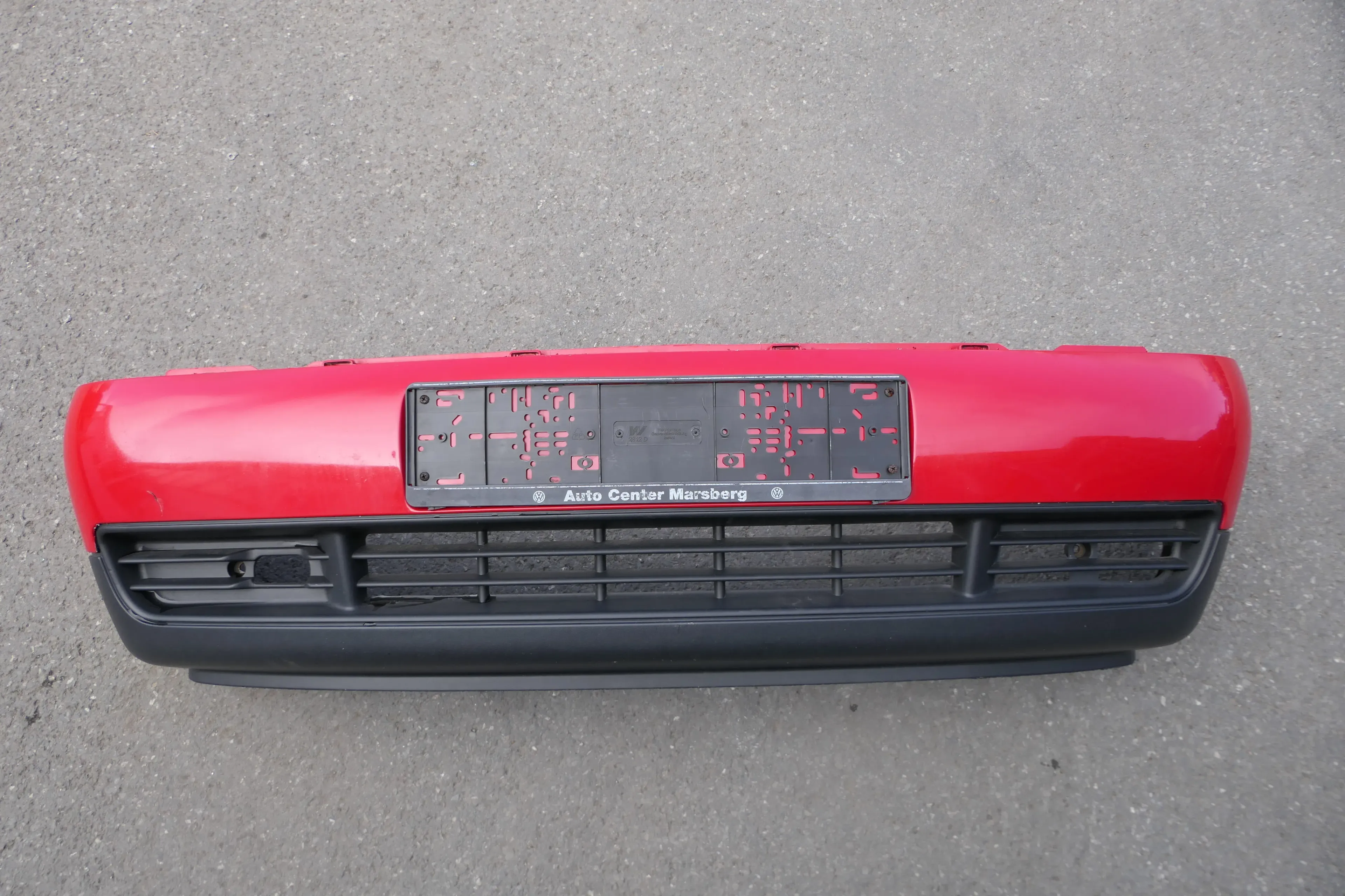VW Lupo Stoßstange vorne Frontstoßstange Stoßfänger rot LY3D - Bild 1