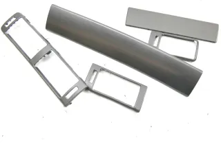 Audi A6 4B C5 Verkleidung Klappe Abdeckung Dekor Blende grau 4B1853190 7G4 B29 - Bild 1