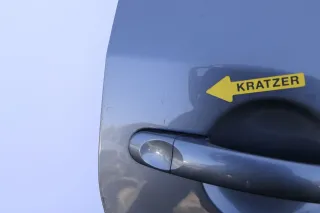 VW Touran 1T 1T3 Tür hinten rechts grau LD7X und  Scheibe Platinum grey - Bild 3