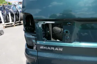 VW Sharan 7M Heckklappe Scheibe  Klappe hinten ab Bj.2000 grün LC6M - Bild 4