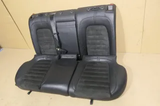 VW Passat 3C Kombi Sitz Rückbank Rücksitzbank Sitze Leder schwarz - Bild 2