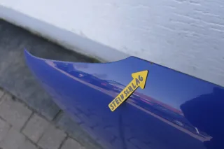 VW Golf 4 Motorhaube Haube Klappe vorne blau LA5C - Bild 5