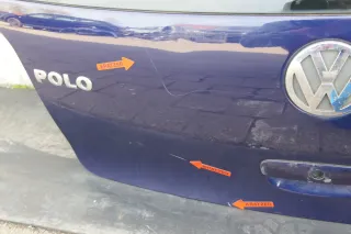 VW Polo 9N3 9N Heckklappe Kofferraumklappe Klappe blau LB5N indigoblau - Bild 5