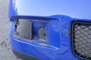 VW Polo 6N2 Stoßstange vorne Frontstoßstange Stoßfänger blau LA5C - Bild 6