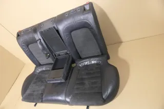 VW Passat 3C Kombi Sitz Rückbank Rücksitzbank Sitze Leder schwarz Lehne - Bild 4