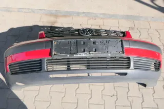 VW Passat 3B Stoßstange vorne Frontstoßstange Stoßfänger vorne rot LY3D - Bild 1