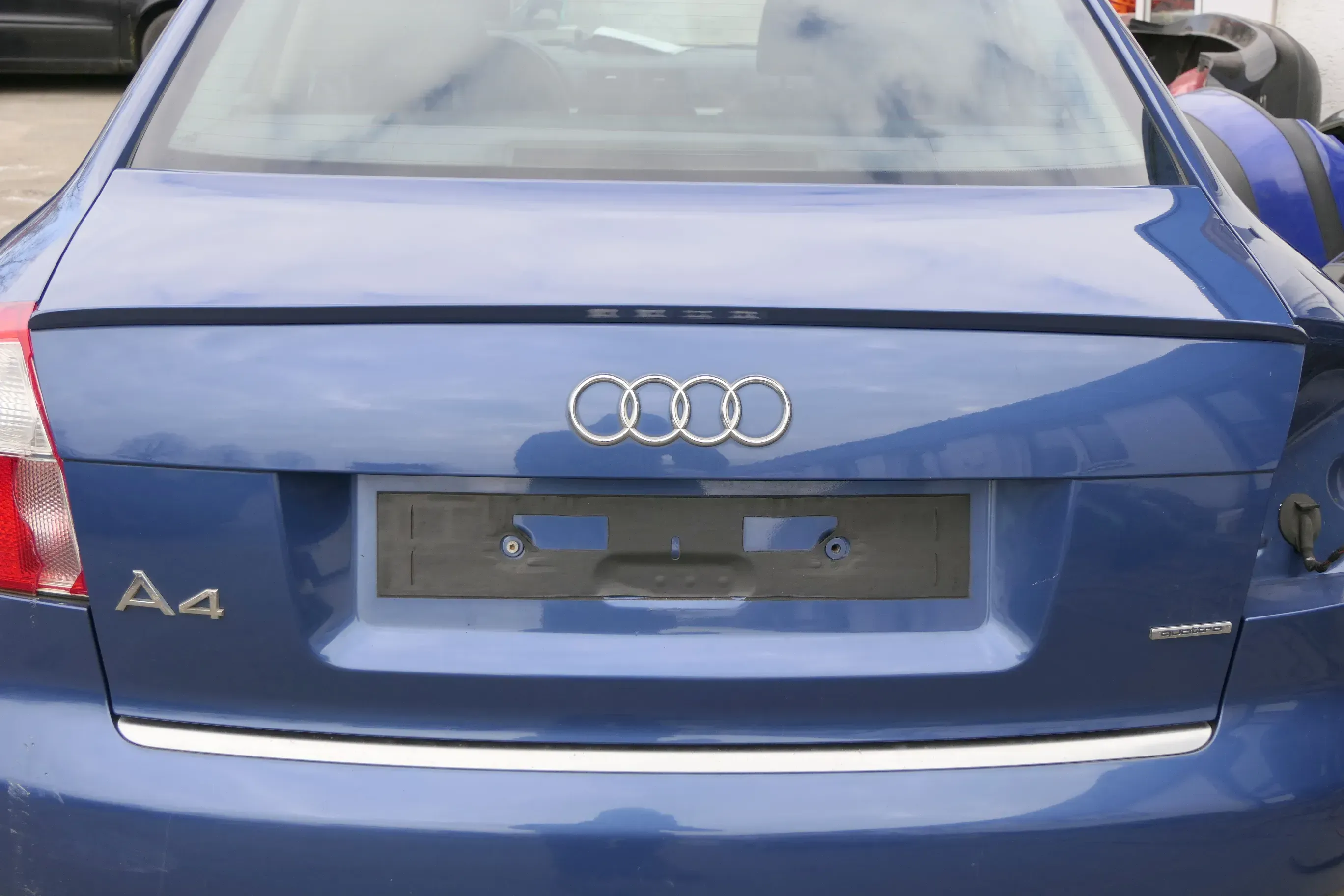 Audi A4 B6 8E Limousine Limo Heckklappe Klappe hinten blau LW5Z - Bild 1