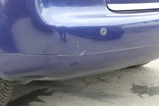 VW Touran 1T Stoßstange hinten Heckstoßstange Stoßfänger blau LB5N Einparkhilf - Bild 5