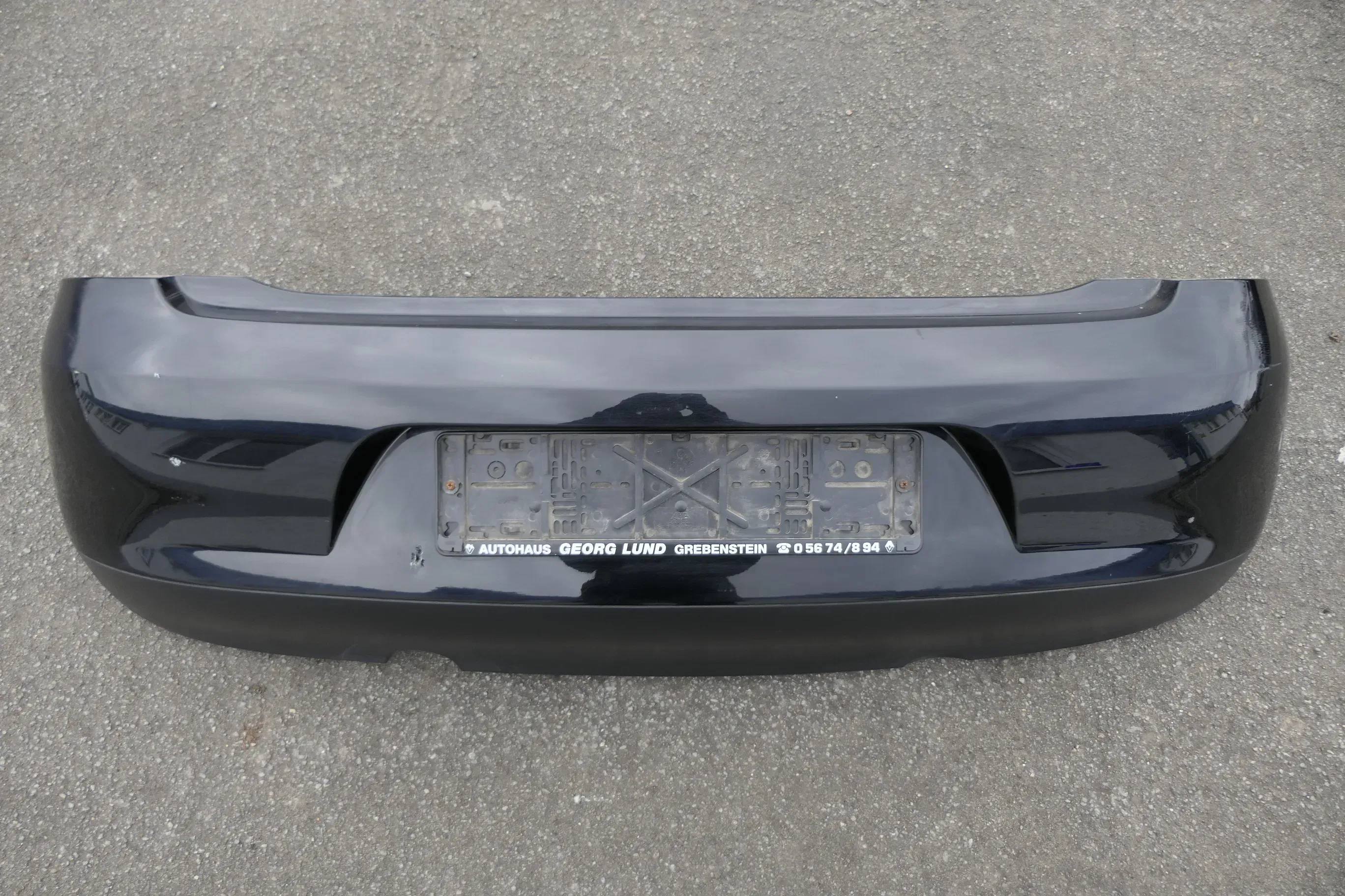 VW Fox 5Z Stoßstange hinten Stoßfänger schwarz L041 Heckstoßstange - Bild 1