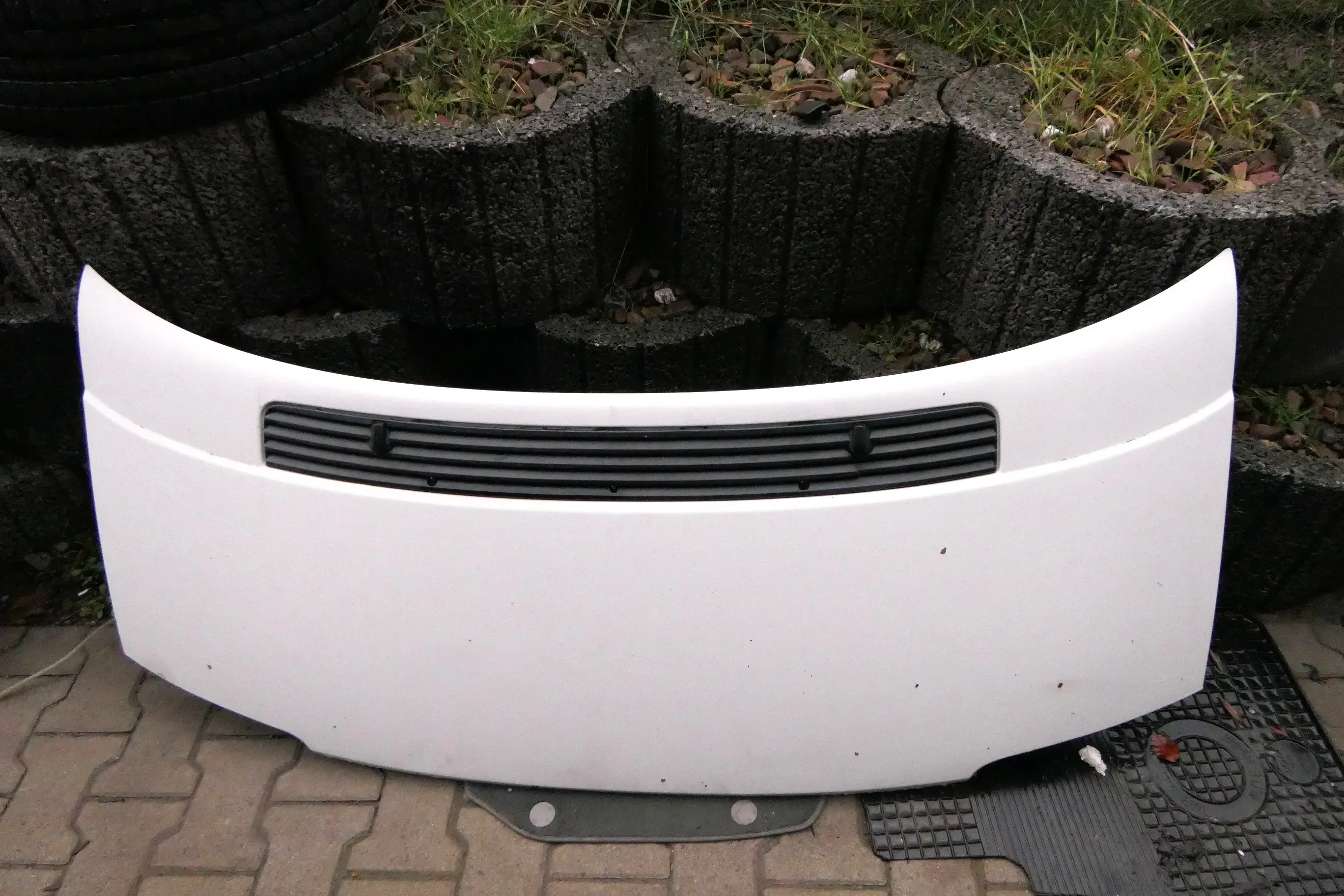 VW T4 Transporter Pritsche Motorhaube Haube Klappe vorne weiß Kurze Front - Bild 1