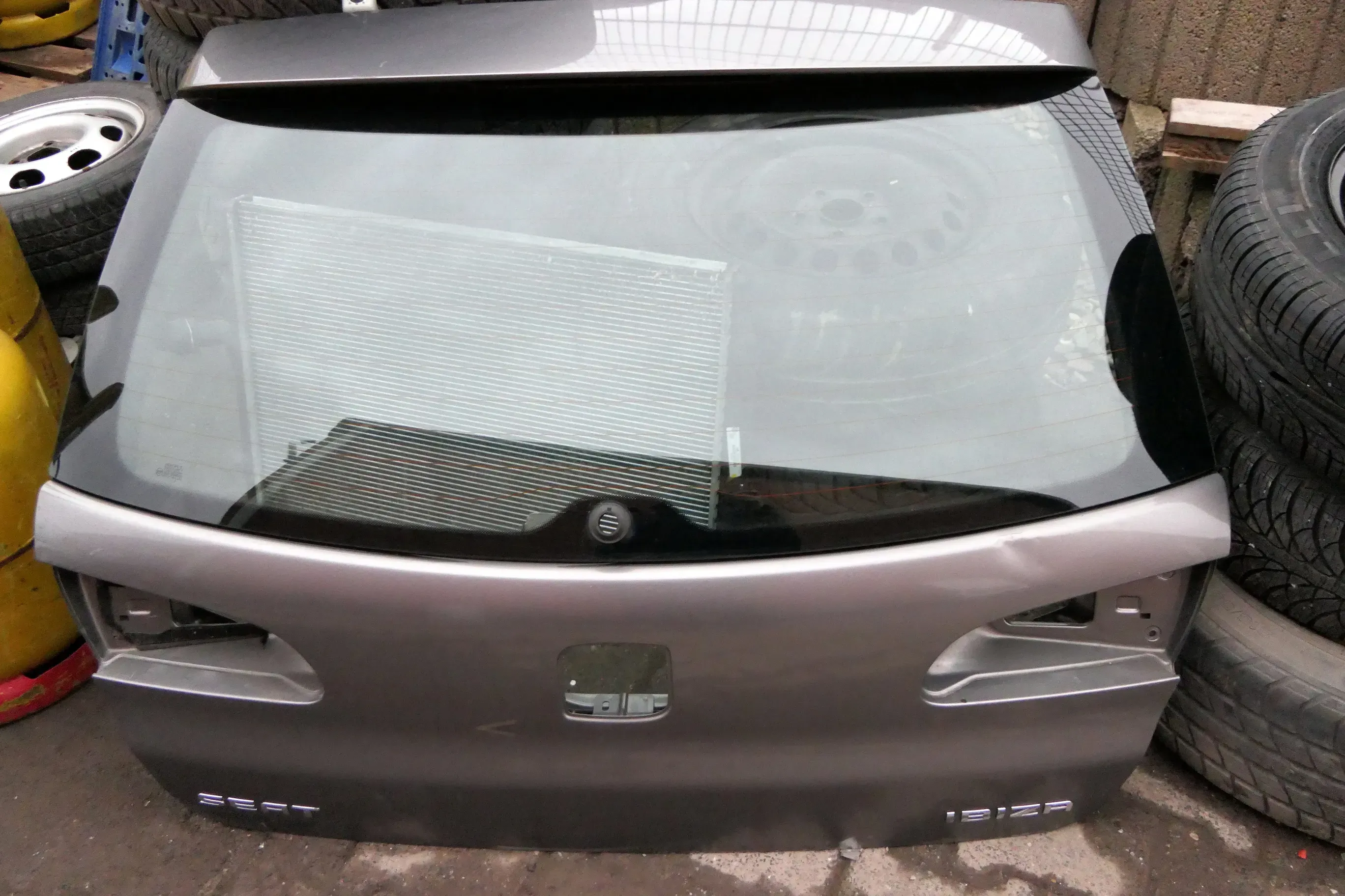 Seat Ibiza 6L Heckklappe Klappe hinten Kofferraumklappe grau LS7U bis 2006 - Bild 1