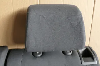 VW Golf 5 V Sitz Sitze hinten Rückbank Rücksitzbank 3 Punkt Gurt Lehne dunkel - Bild 5