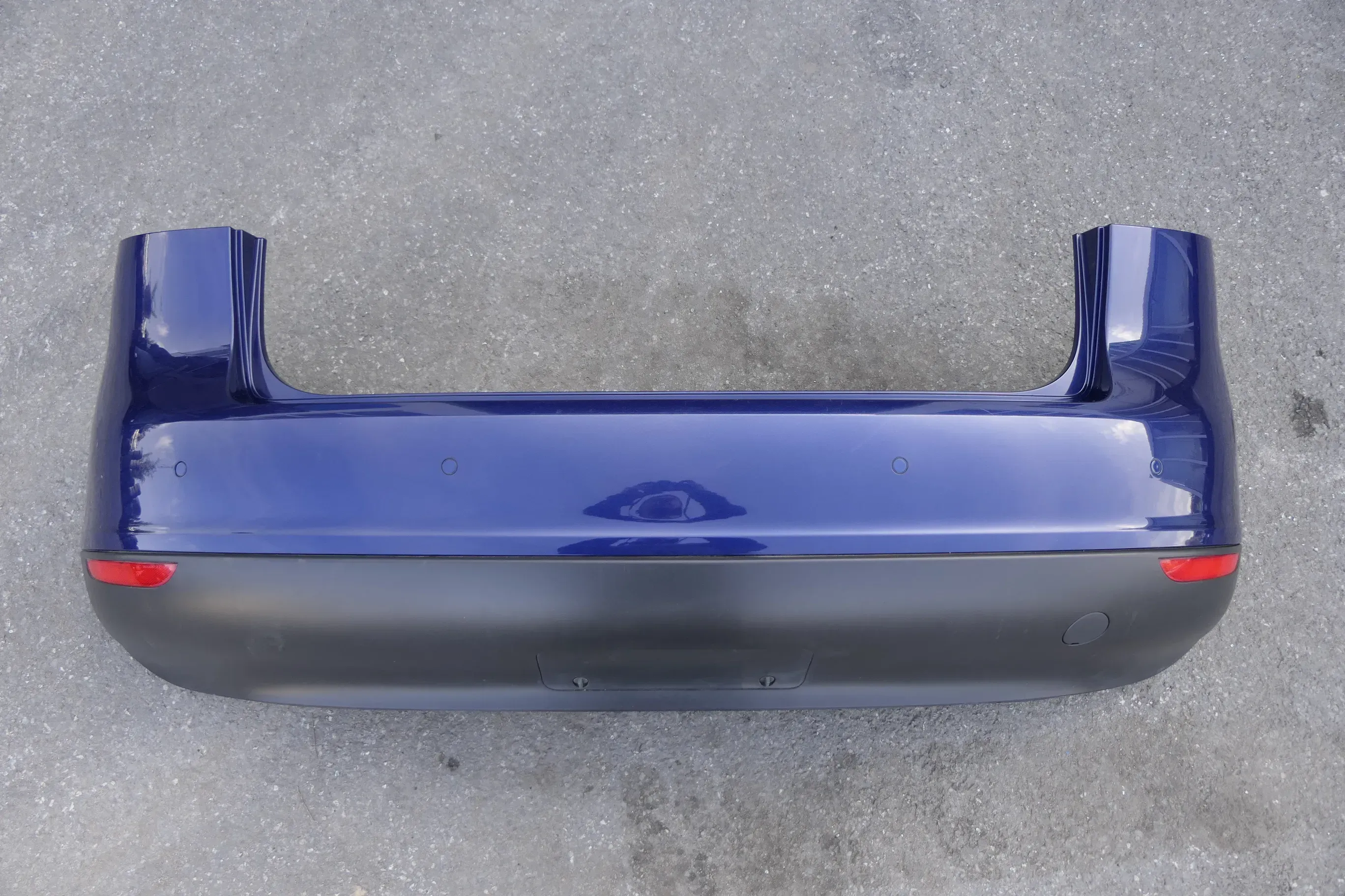 VW Golf 5 Plus 5M Stoßstange hinten Heckstoßstange blau LD5Q - PDC - Bild 1
