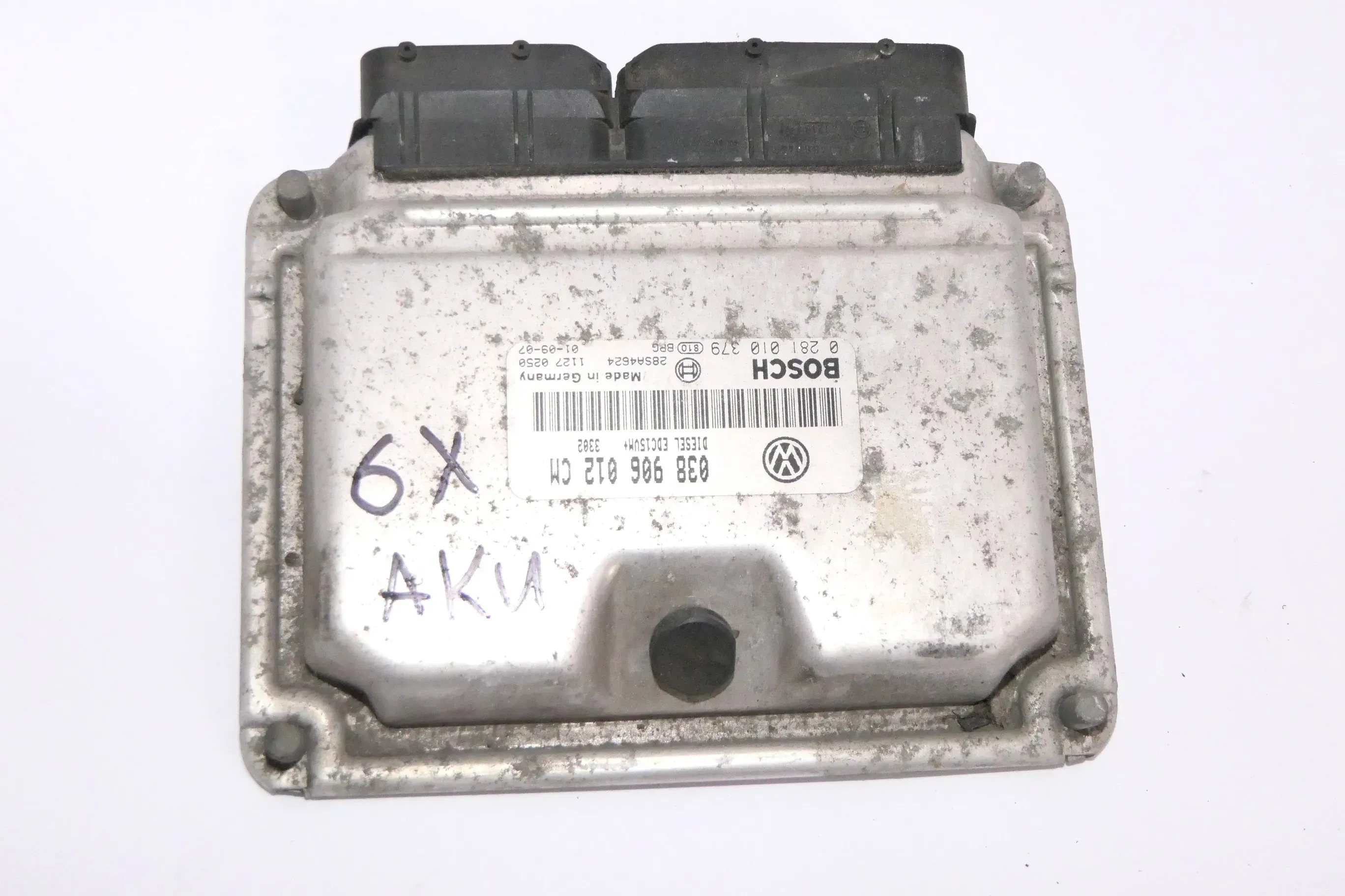 VW Lupo 6X Arosa Steuergerät 1,7 SDI 60PS 44kw AKU Motor 038906012CM - Bild 1