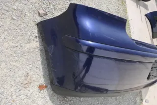 VW Polo 9N 9N3 Stoßstange Heckstoßstange hinten blau LB5N - Bild 4