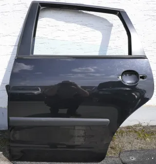 VW Polo 9N 9N3 Tür hinten links 4/5-Türer schwarz LC9Z - Bild 1