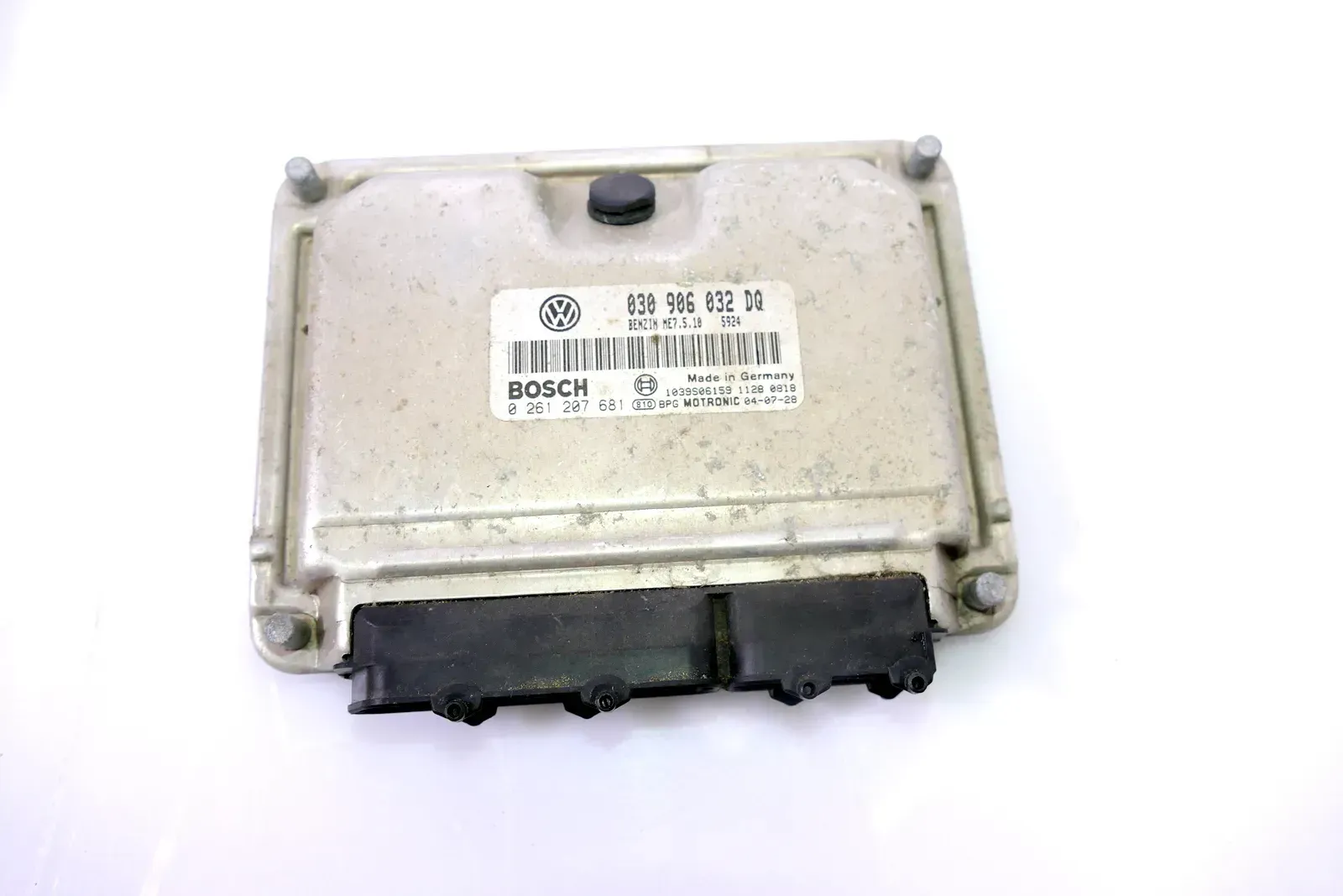 VW Lupo 6X Steuergerät 1,4l 44kw 60PS AUD Motor 030906032DQ 030 906 032 DQ - Bild 1