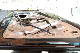 VW Passat 3B 3BG Kombi Variant Tür hinten links grün LC6N - Bild 6