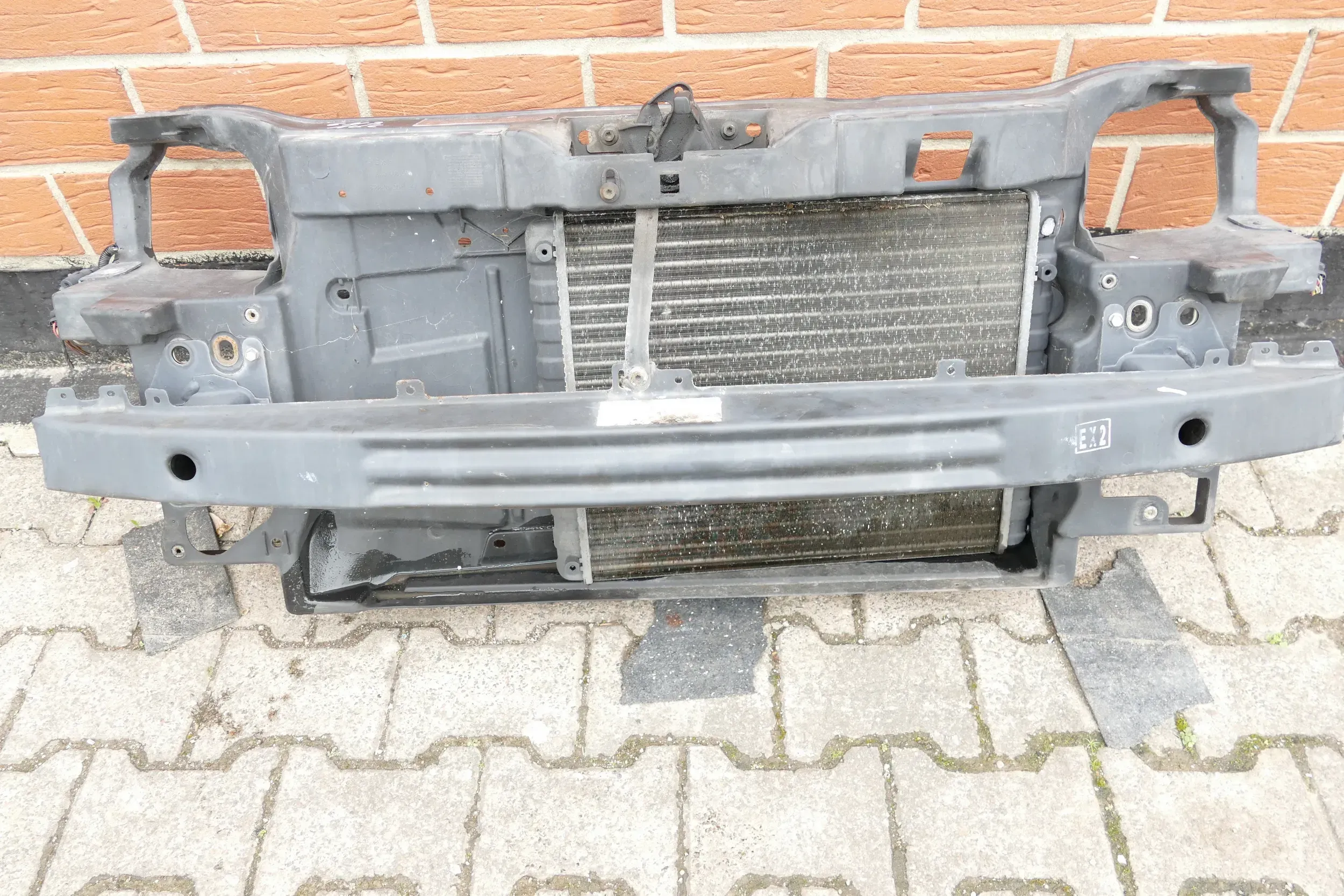 VW Polo 6N2 Schloßträger Kühler Querträger Pralldämpfer (ohneKlima) - Bild 1