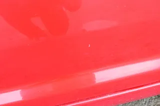 VW Touran 1T Tür hinten rechts rot LY3D mit Scheibe, sonst OHNE Anbauteile - Bild 2